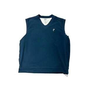Callaway Golf Microfleece Navy‎ Blue Pullover Vest Men's Size XL Logo Outerwear